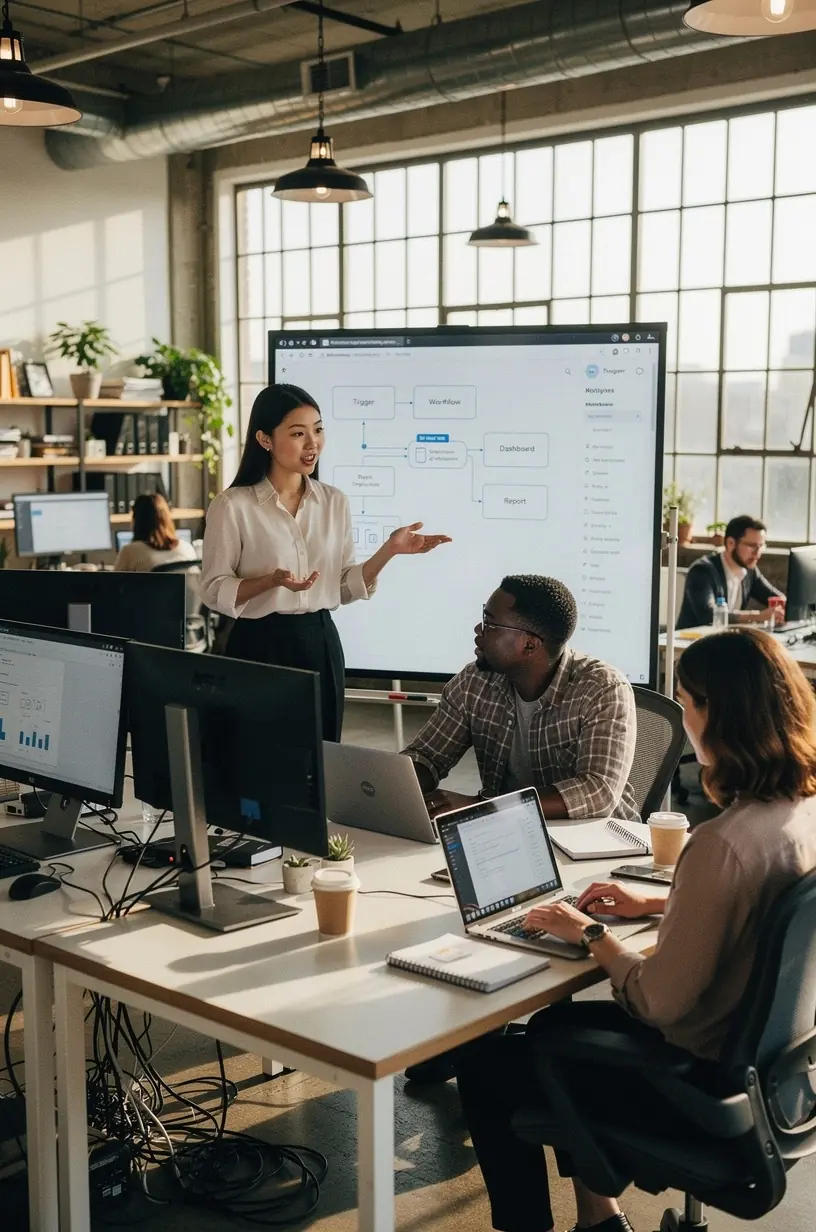 Automation impacts on workforce dynamics and efficiency