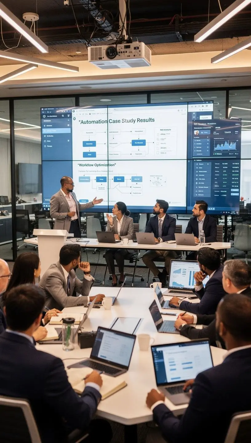 Smart automation solutions enhancing energy efficiency.